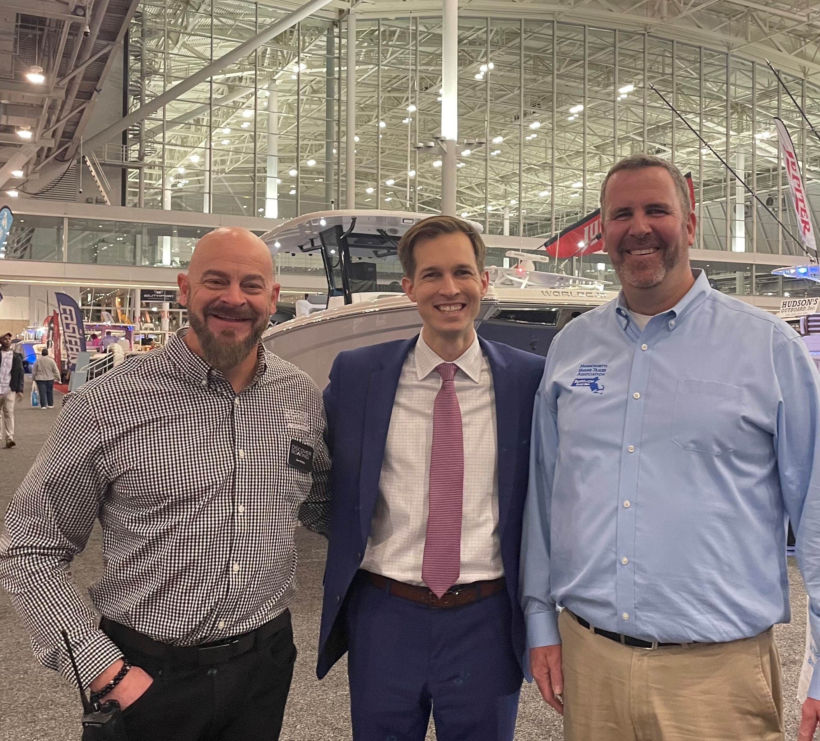 Discover Boating New England Boat Show Representative Jake